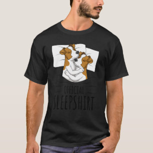 Sleeping Jack Russell Terrier Pyjamas Official Sle T-Shirt