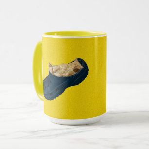 Sleeping Kitten In Croc Shoe, Coffee Mug