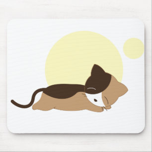 Sleeping Kitten Mouse Mat