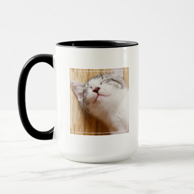 Sleeping Kitten Mug (Left)