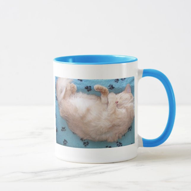 Sleeping Kitten Mug (Right)