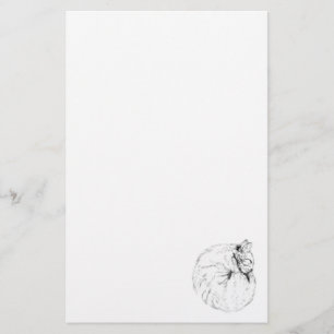 Sleeping Kitty Stationary Paper