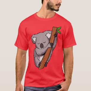Sleeping Koala Bear - Australia Animals Eucalyptus T-Shirt