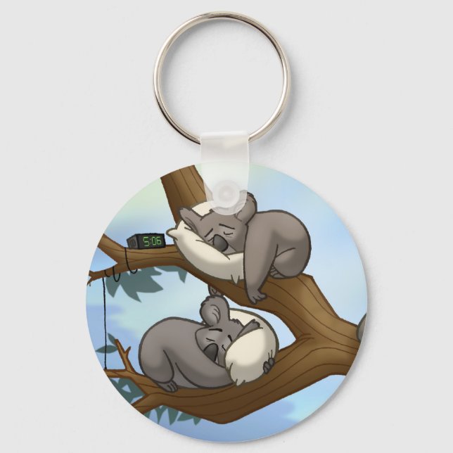 Sleeping Koala Keychain (Front)