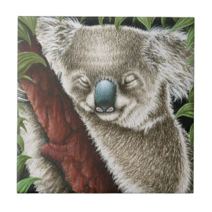 Sleeping Koala Tile