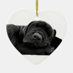 Sleeping Lab Ornament