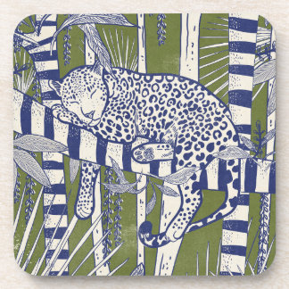 Sleeping Leopard Coaster