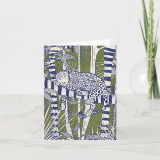 Sleeping Leopard Invitation