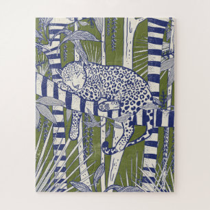 Sleeping Leopard Jigsaw Puzzle