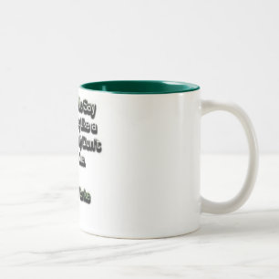Sleeping like a baby? Two-Tone coffee mug