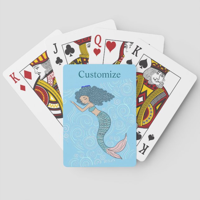Sleeping Mermaid Thunder_Cove Playing Cards (Back)