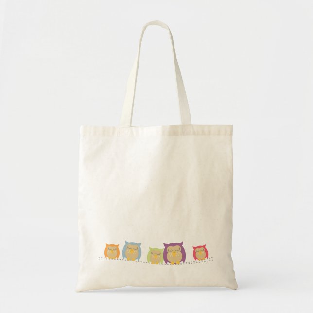 Sleeping Owls Tote Bag (Front)