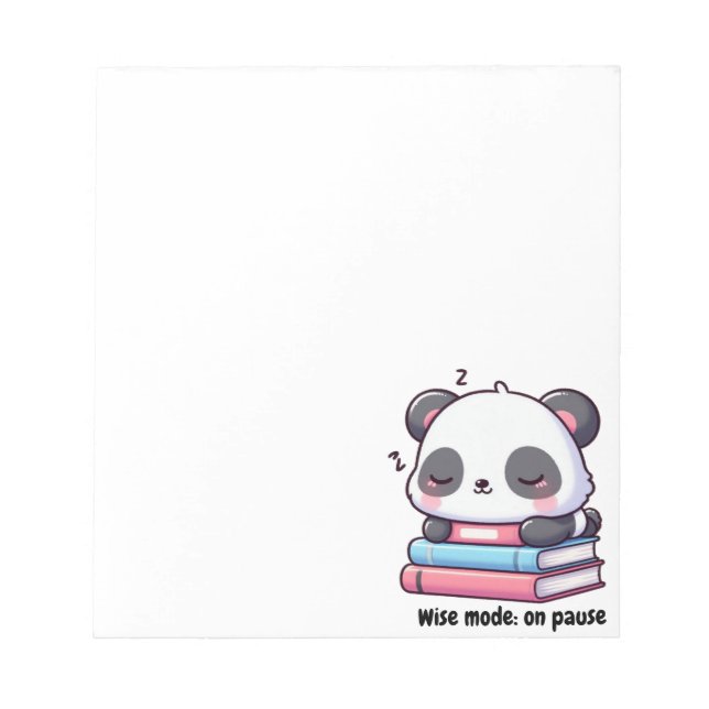 Sleeping Panda Notes Blocs (Front)