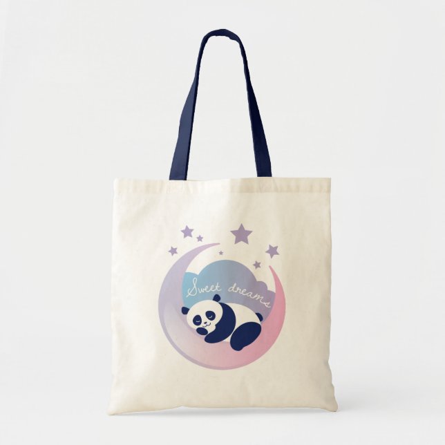 Sleeping Panda tote (Front)
