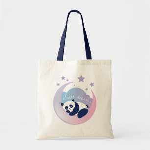Sleeping Panda tote Bag