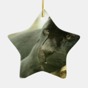 Sleeping Panther Ornament