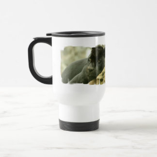Sleeping Panther Plastic Travel Mug