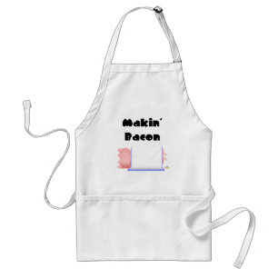 Sleeping Pigs Blue Blanket Makin' Bacon Standard Apron
