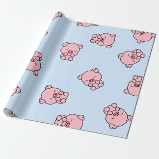 Sleeping Pigs Wrapping Paper