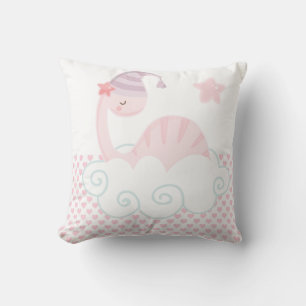Sleeping Pink Dinosaur       Cushion