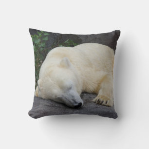 Sleeping Polar Bear Cushion