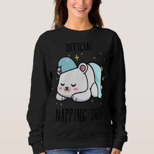 Sleeping Polar Bear Pyjamas Sleepyhead 1 Sweatshirt