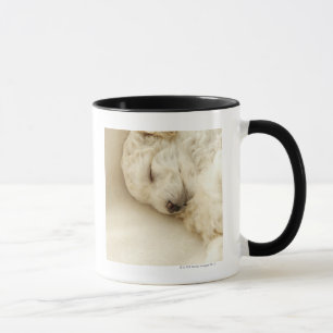 Sleeping Poodle puppy Mug