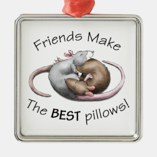 Sleeping Rats Ornament