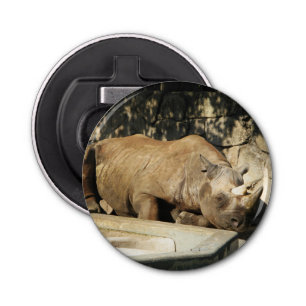 Sleeping Rhino Bottle Opener