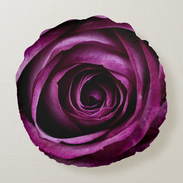 Sleeping Rose Round Cushion (Back)