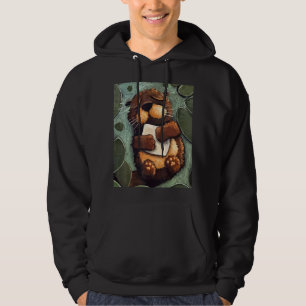 Sleeping Sea Otter Party Animal Kindergarten Hoodie
