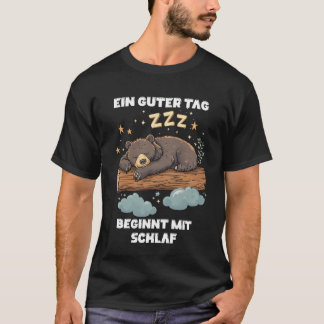Sleeping shirt Bear Scarving Bear funny spell