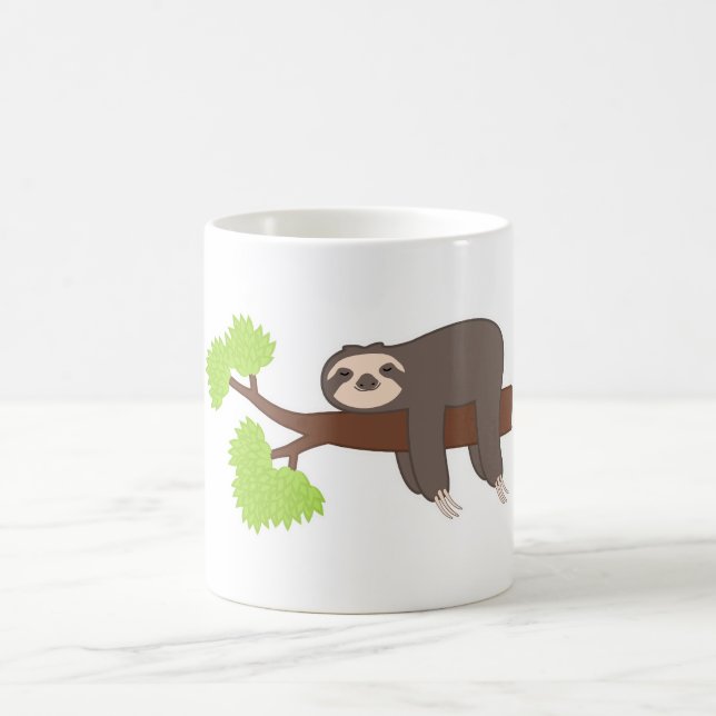 Sleeping Sloth Coffee Mug (Center)