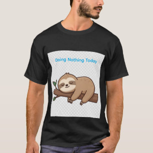 Sleeping Sloth on a Branch T-Shirt