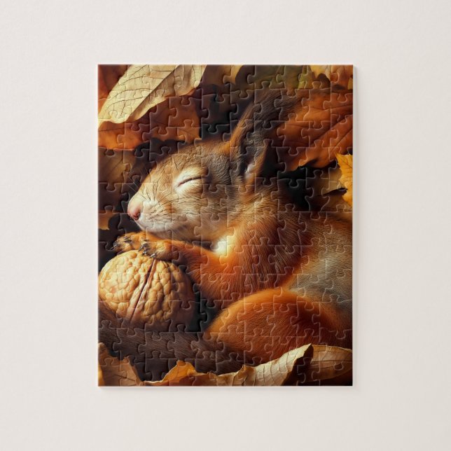 Sleeping Squirrel Puzzle (Vertical)