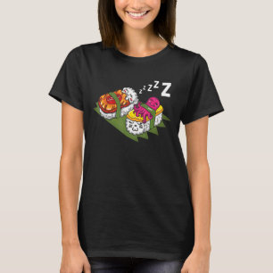 Sleeping Sushi Japan Japanese Food Cuisine Chef T-Shirt
