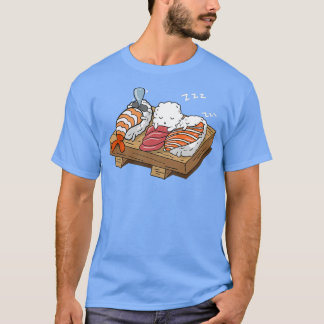Sleeping Sushi Shirt Love Sushi Rolls Funny Japane