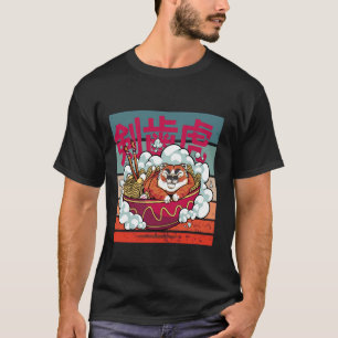 Sleeping Tiger Ramen Bowl Culinary Dreams Food Lov T-Shirt