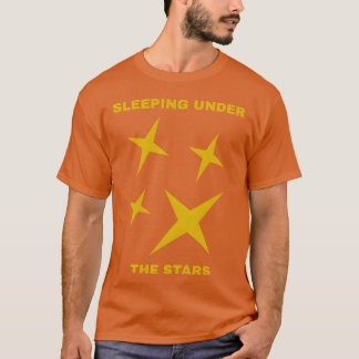 Sleeping Underhe Stars Camping friends T-Shirt