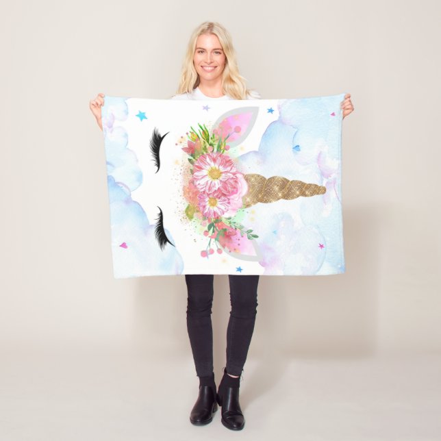 Sleeping Unicorn Blanket (In Situ)