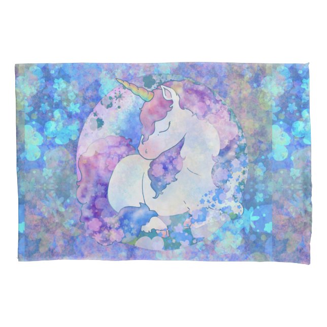 Sleeping Unicorn Pillowcase (Front)