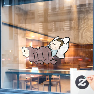 Sleeping Window Cling
