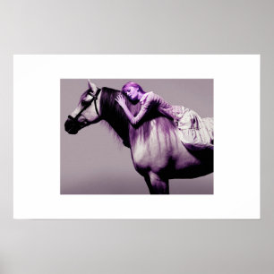 sleeping with horse poster
