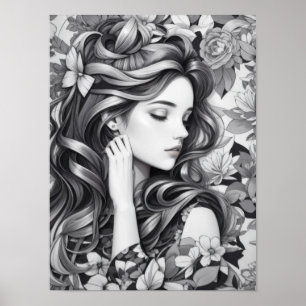 Sleeping Woman Poster