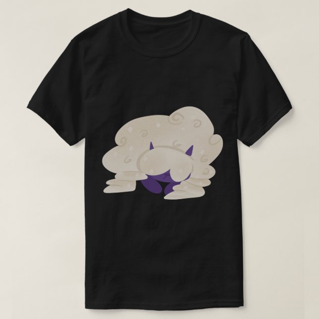 Sleeping Wooloo .png T-Shirt (Design Front)
