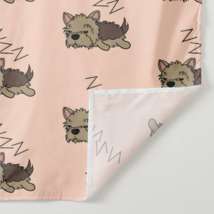 Sleeping Yorkshire Terrier Dog Lover ZZZ Pet Owner Tapestry