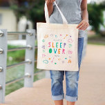 Sleepover Bag Editable Colour Slumber Party Tote<br><div class="desc">This lovely design can be customised to your favourite colour combinations. Makes a great gift! Find stylish stationery and gifts at our shop: www.berryberrysweet.com.</div>