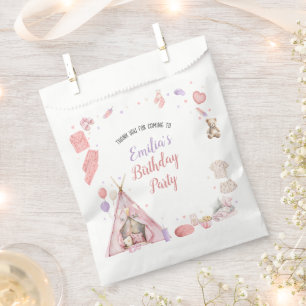 Sleepover Pajama Birthday Party Favour Bags