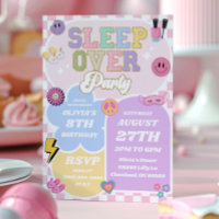 Sleepover Preppy Varsity Patch Birthday Party