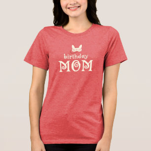 sleepover slumber party birthday mum vintage Tri-Blend shirt